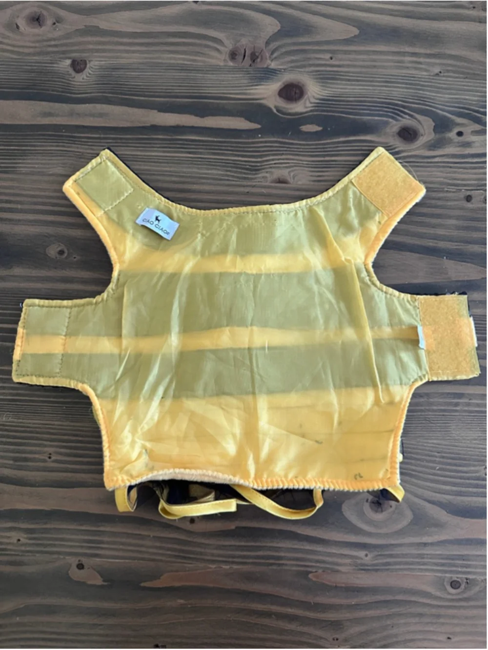 Dog Bee Costume XS Black Yellow Halloween Pet Outfit
